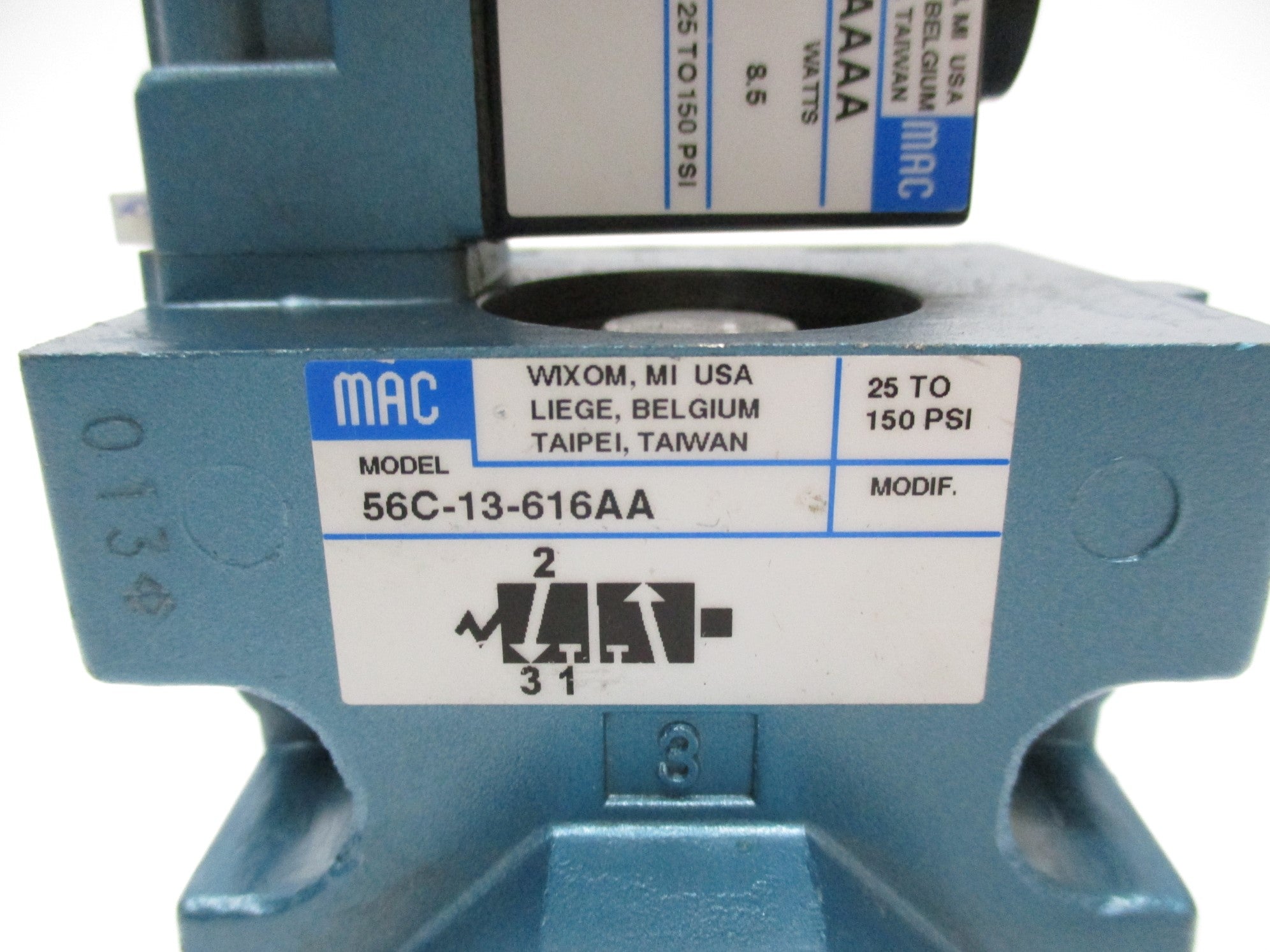 MAC 56C-13-616AA 24VDC 25-150PSI NSNP