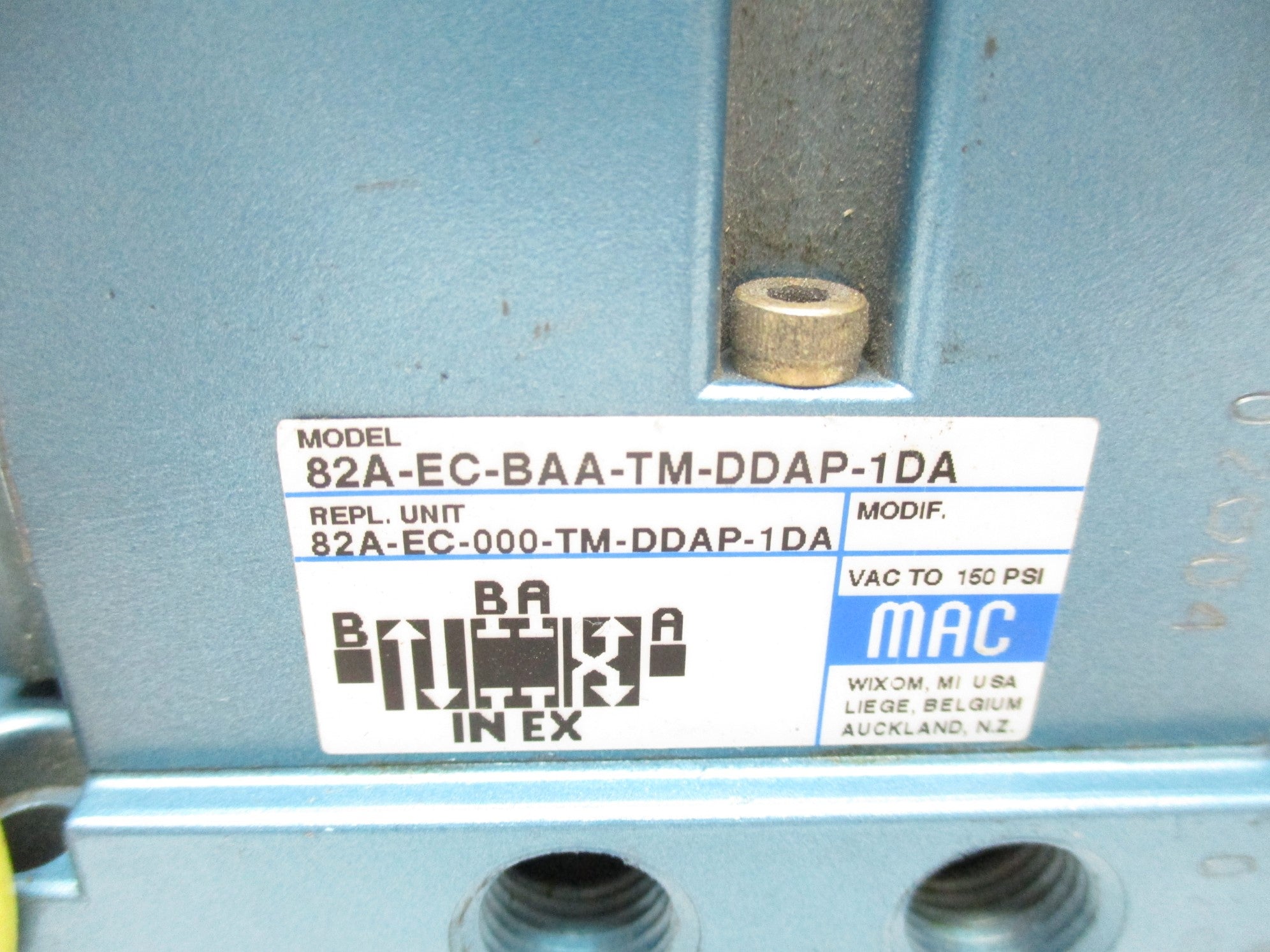 MAC 82A-EC-BAA-TM-DDAP-1DA 24VDC 150PSI NSNP