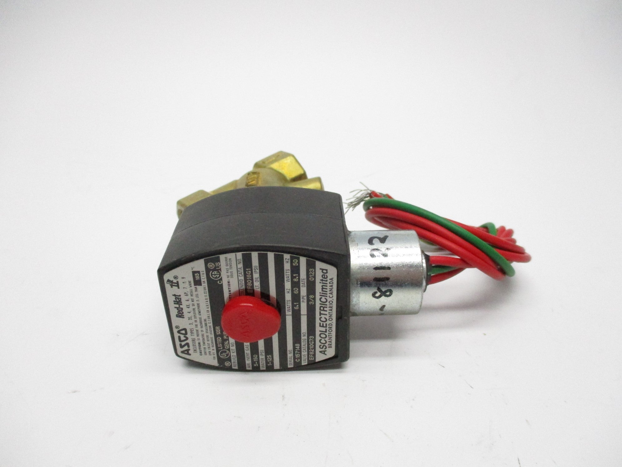 ASCO EF8210G73 110/120V 125PSI NSNP