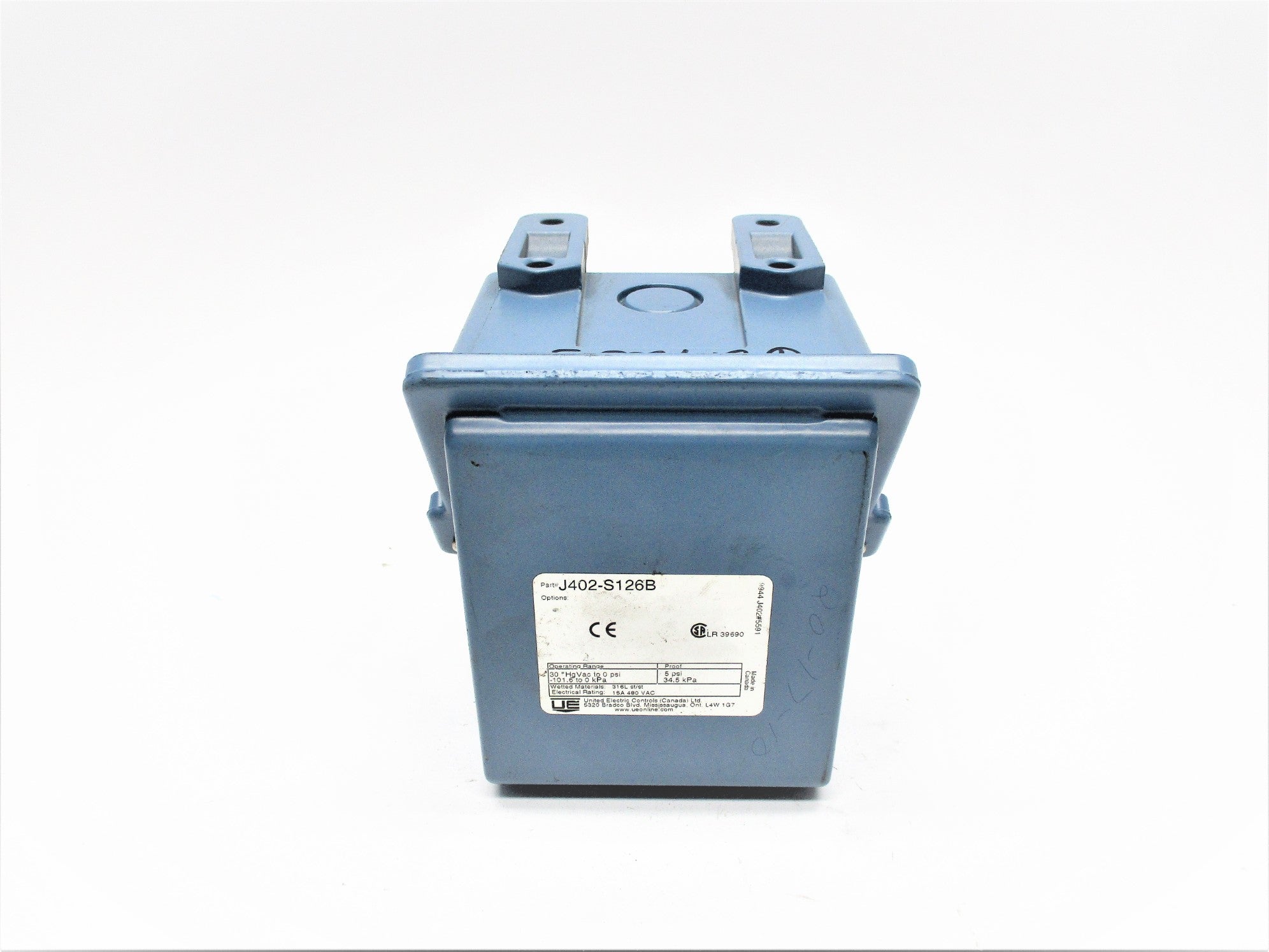 UNITED ELECTRIC J402-S126B NSNP
