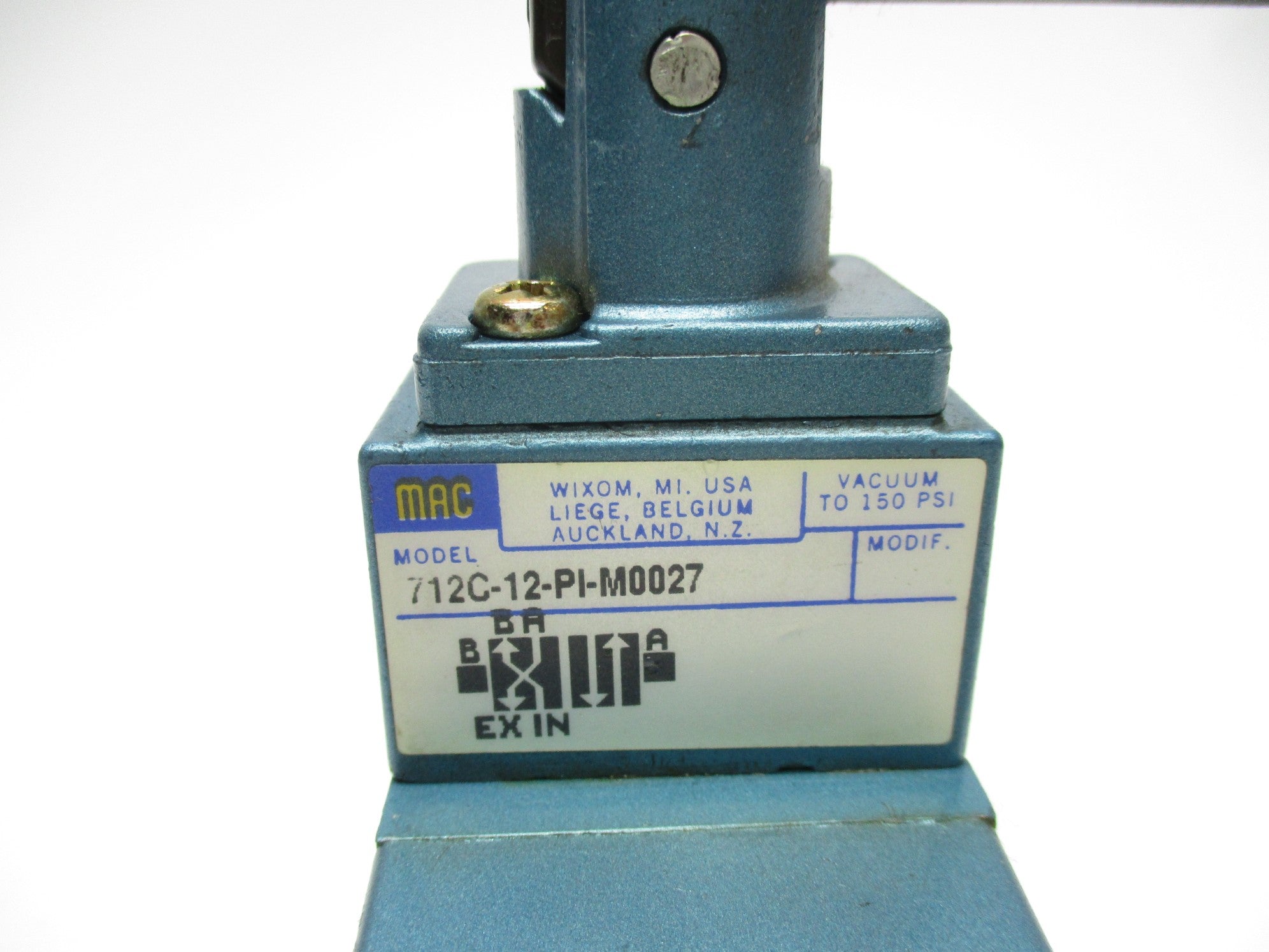 MAC 712C-12-PI-M0027 150PSI (AS PICTURED) NSNP