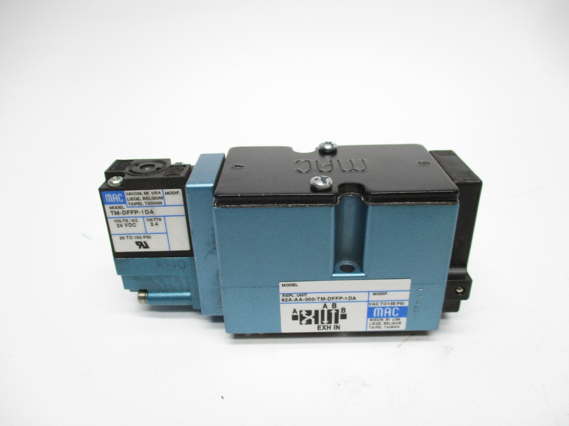 MAC 82A-AA-000-TM-DFFP-1DA 24VDC 150PSI NSNP