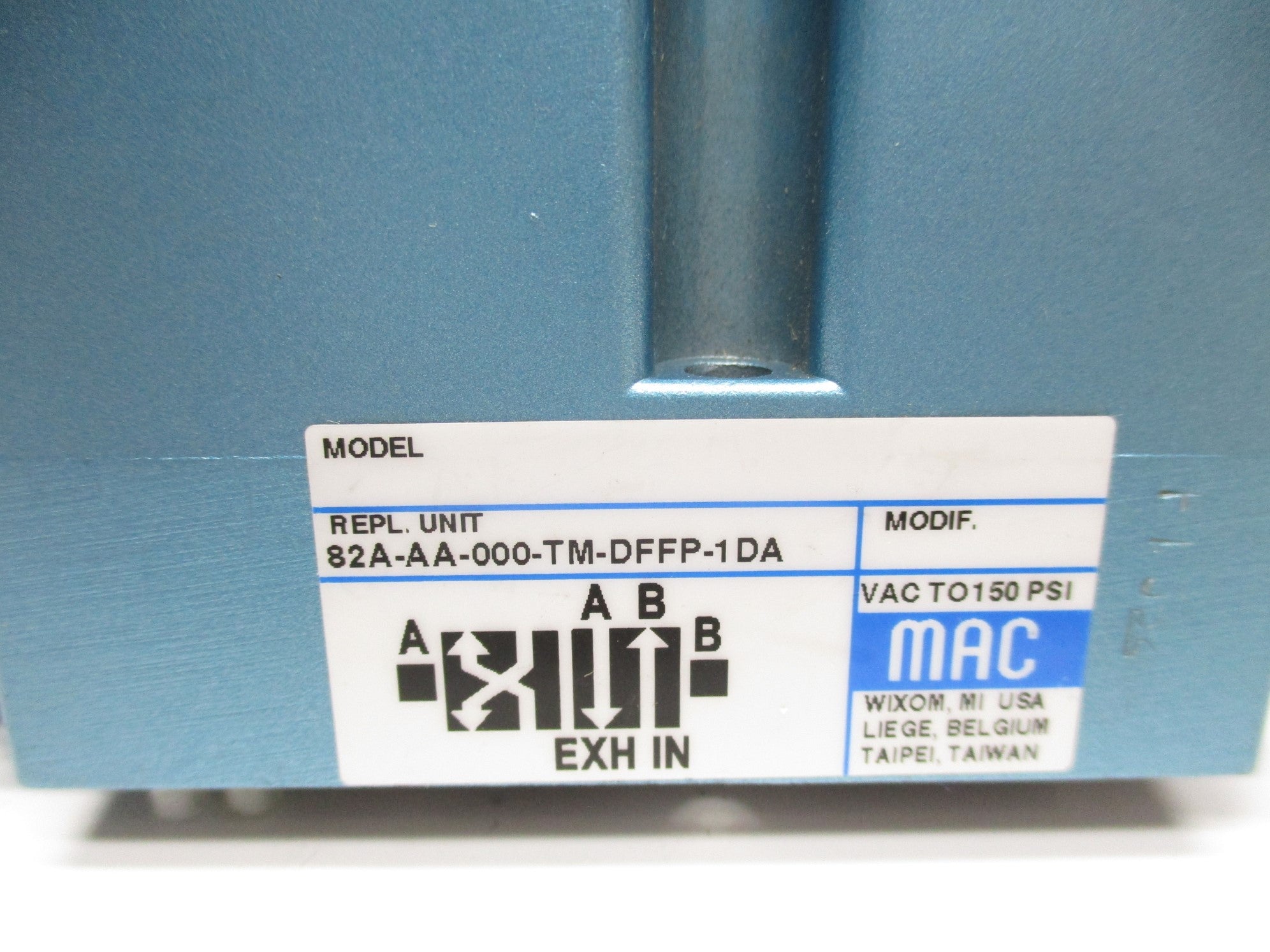 MAC 82A-AA-000-TM-DFFP-1DA 24VDC 150PSI NSNP