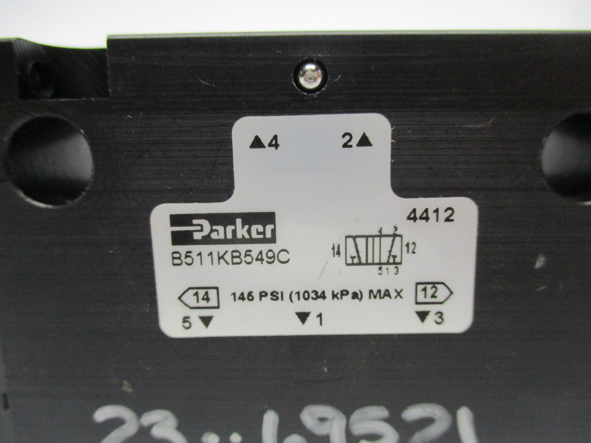 PARKER B511KB549C 24VDC 146PSI NSNP