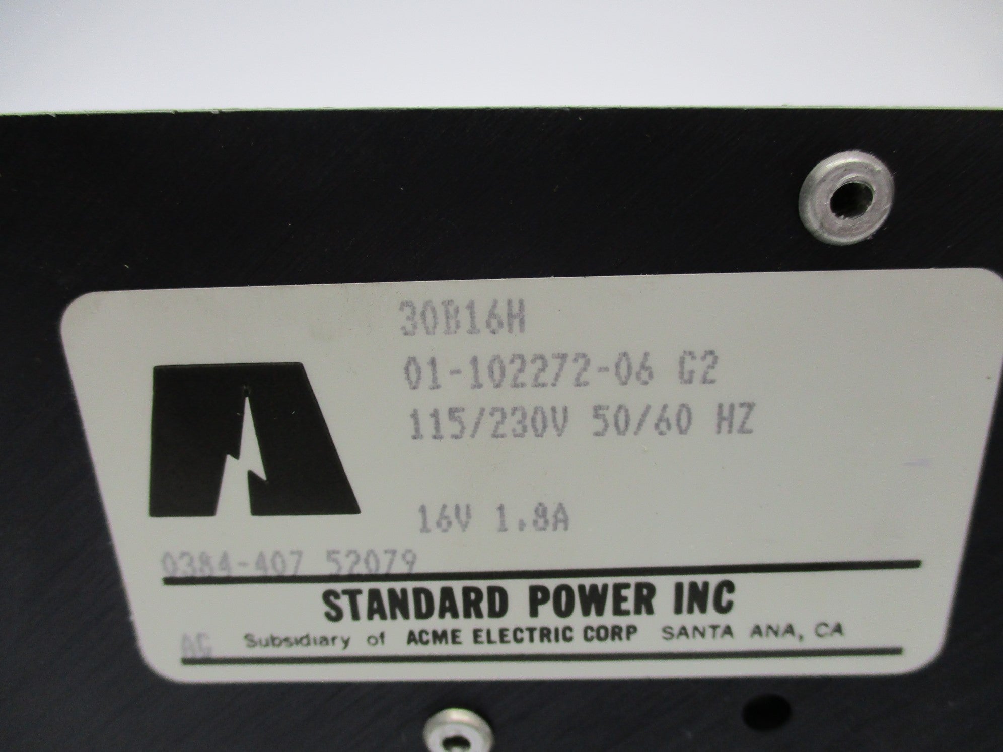 STANDARD POWER 30B16H 01-102272-06 NSNP