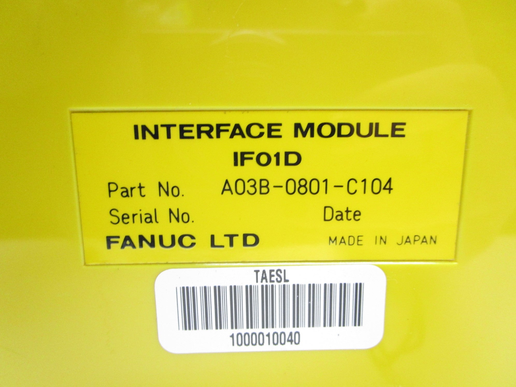 FANUC A03B-0801-C104 NSNP