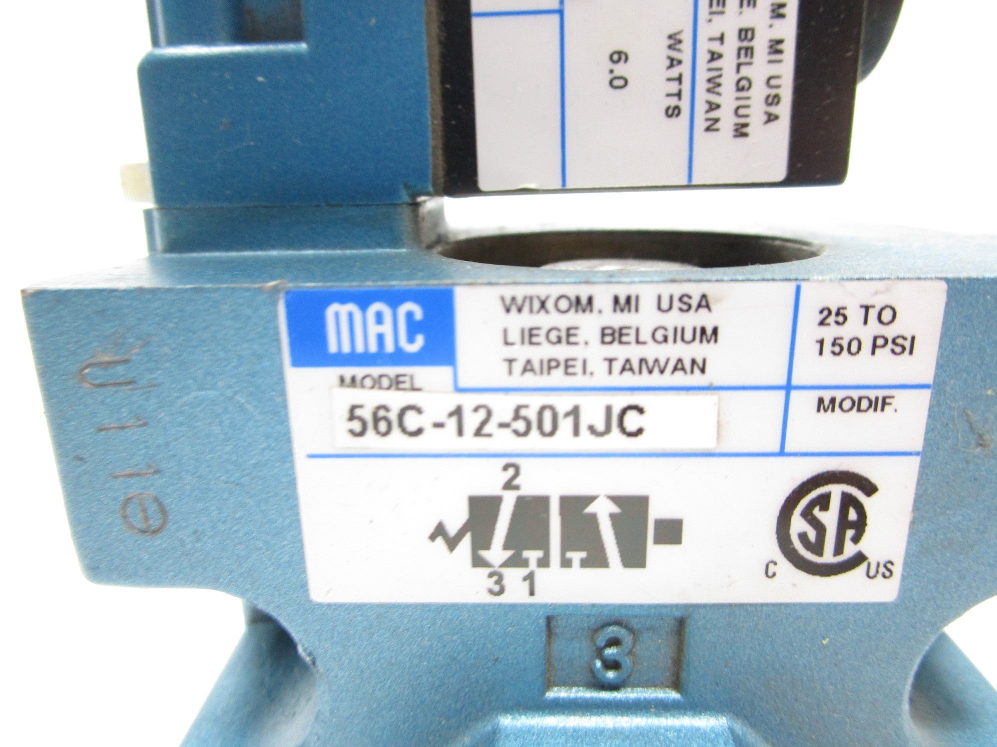 MAC 56C-12-501JC 24VDC NSNP