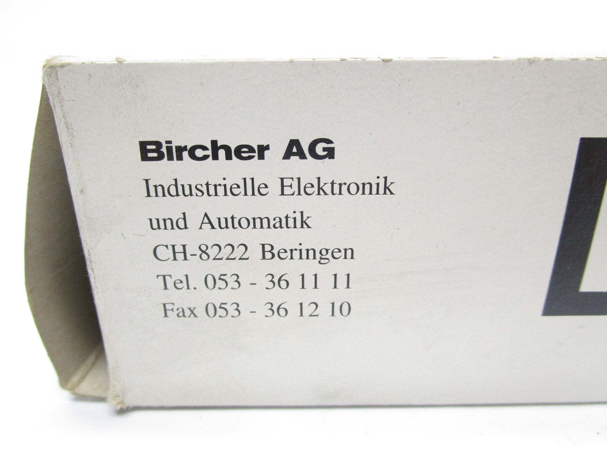 BIRCHER CH-8222 NSMP