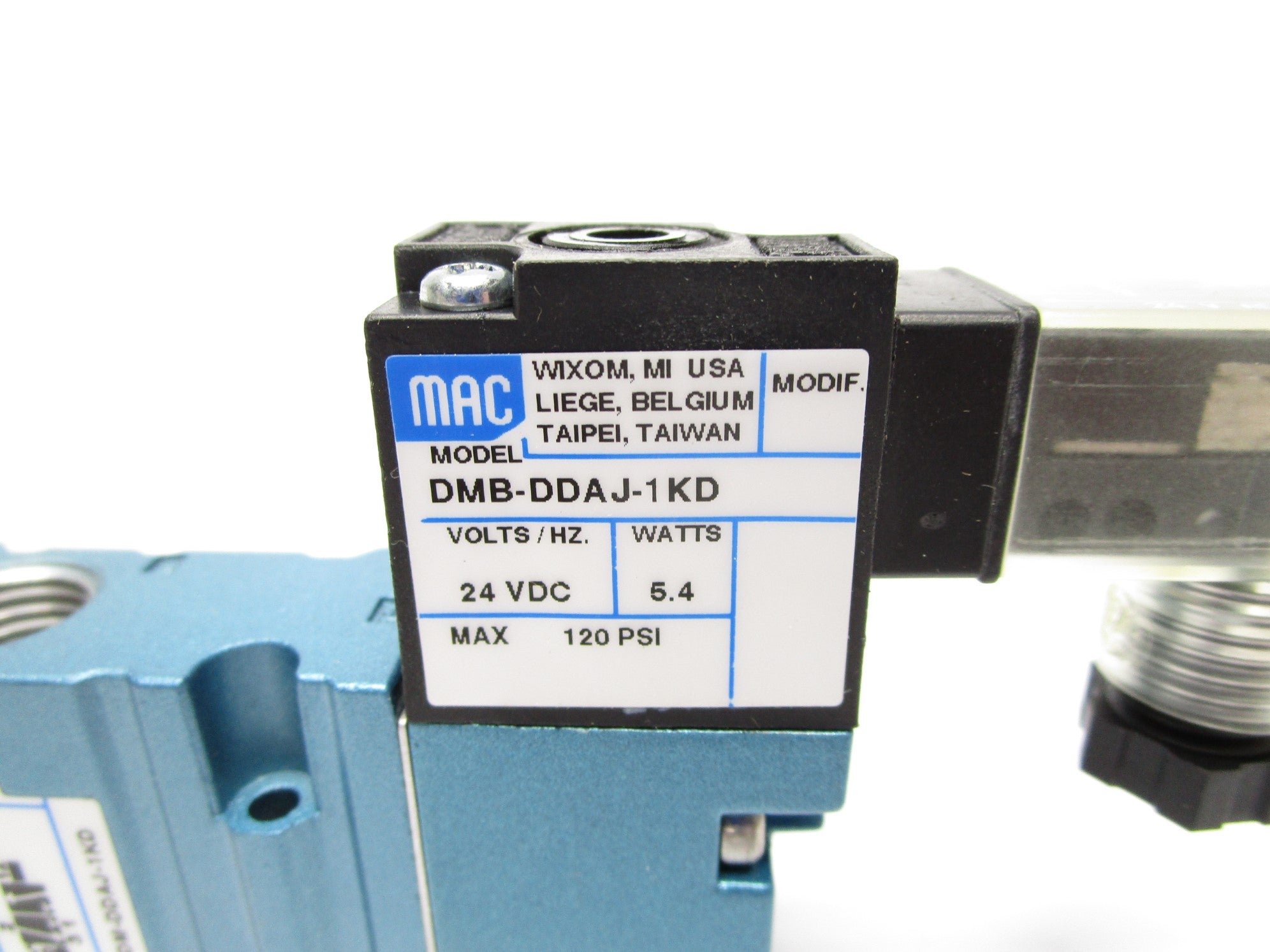 MAC 52A-14-BOA-DM-DDAJ-1KD 24VDC 120PSI NSMP