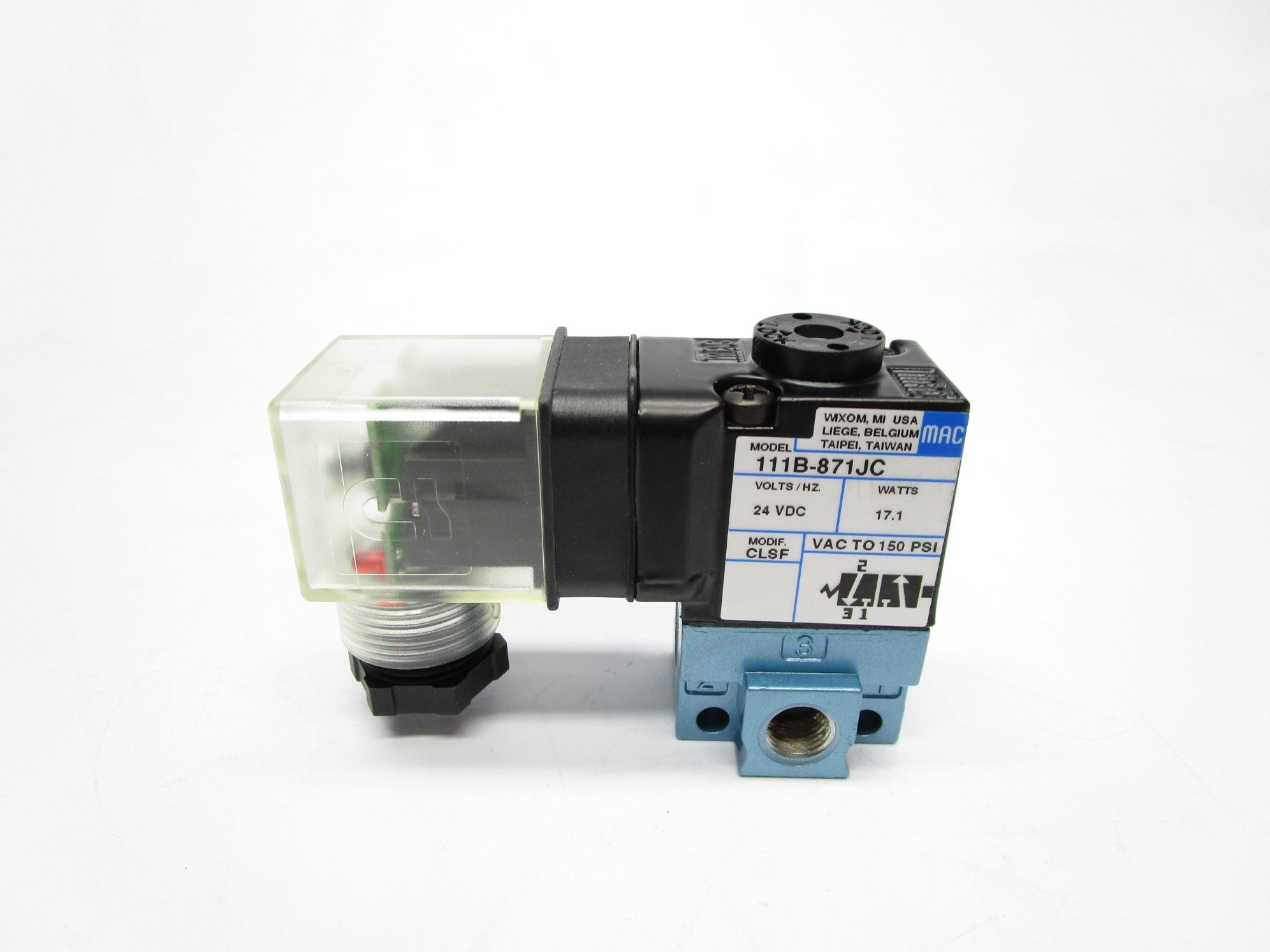 MAC 111B-871JC 24VDC 150PSI NSNP