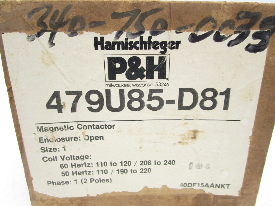 P&H HARNISCHFEGER 479U85-D81 NSMP