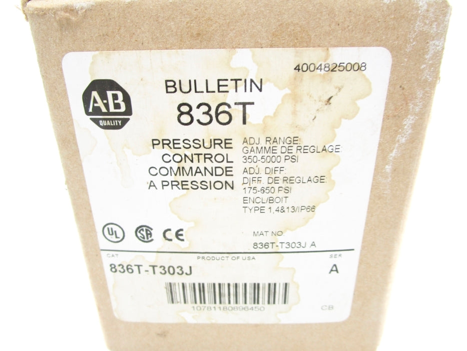 ALLEN BRADLEY 836T-T303J SER. A (BR/WH) NSMP