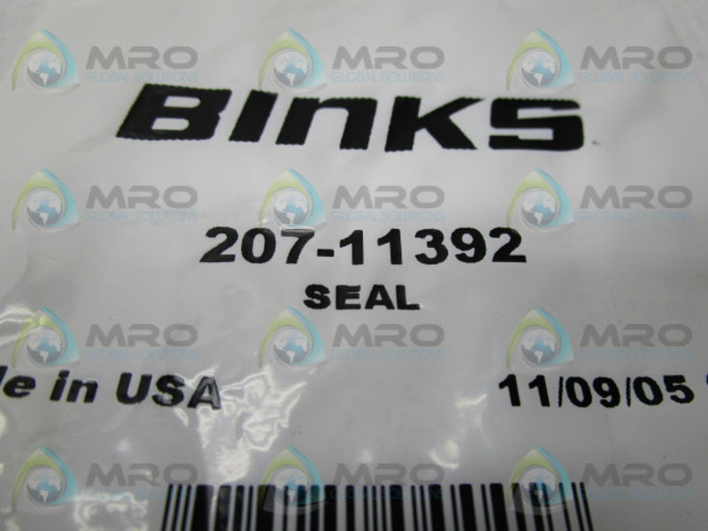 BINKS 207-11392 SEAL  NSMP