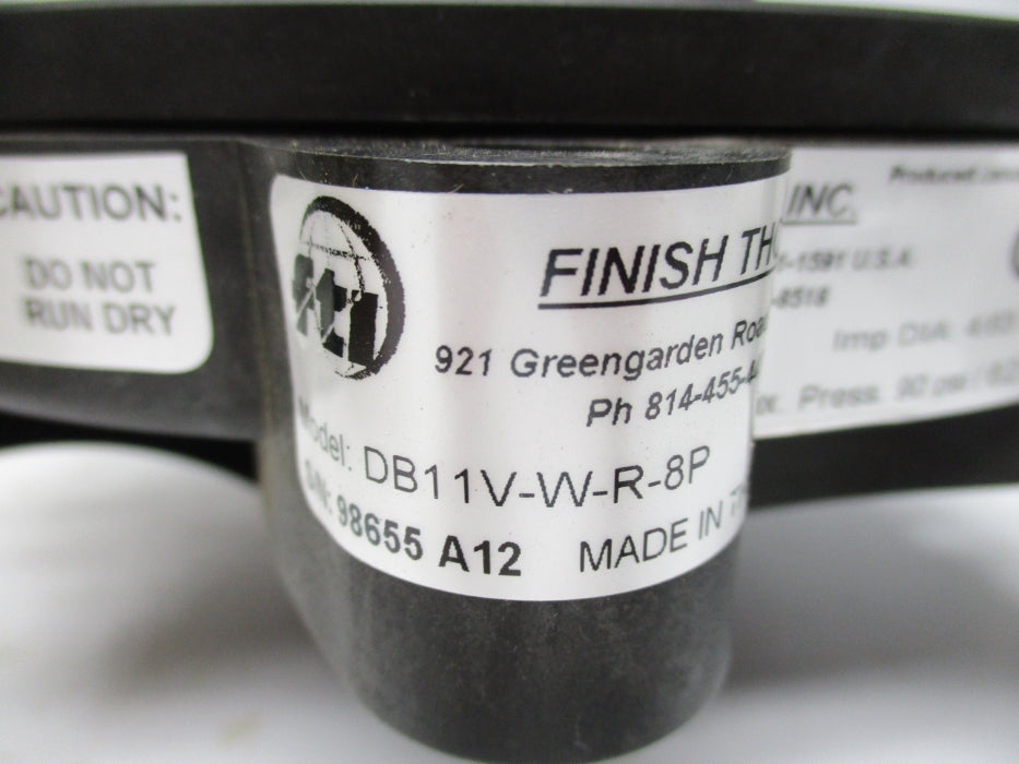 FINISH THOMPSON DB11V-W-R-8P 90PSI NSMP