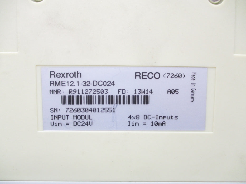 REXROTH RME12.1-32-DC024 R911272503 NSNP