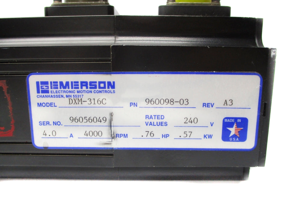 EMERSON 960098-03 DXM-316C 240V 4.0A REV. A3 UNMP