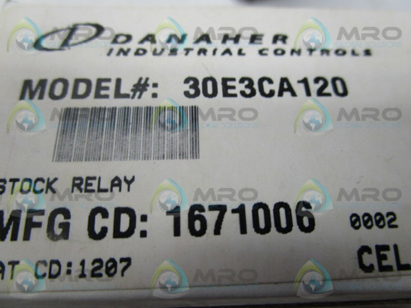 DANAHER 30E3CA120 120VAC  NSMP