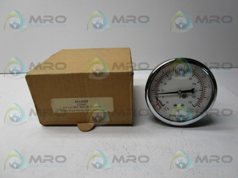 MARSH C2005 30X150 PRESSURE GAUGE 150 PSI  NSMP