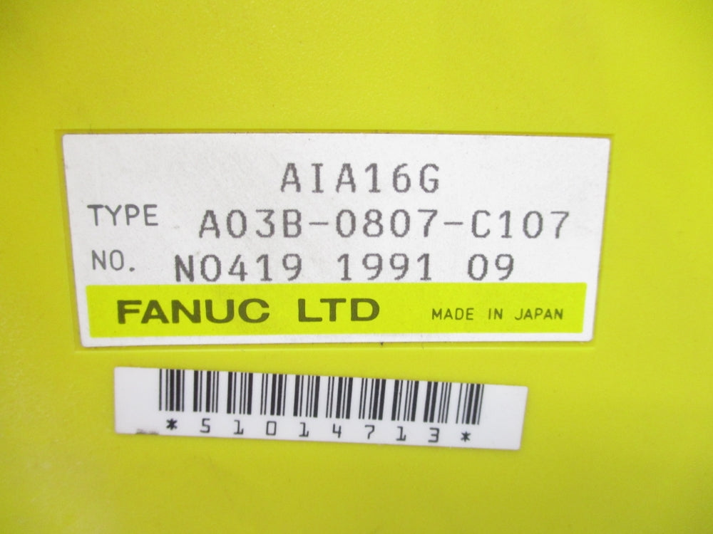 FANUC A03B-0807-C107 NSNP