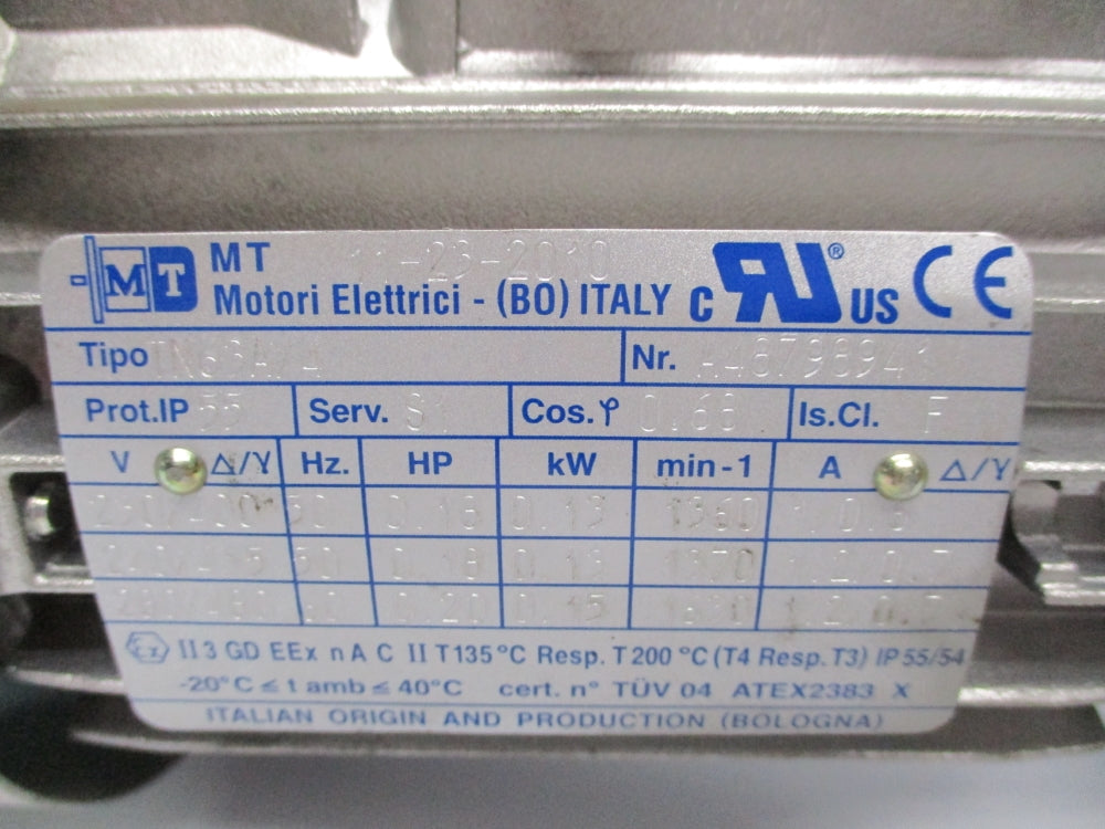MOTORI ELETTRICI TN63A/4 280/480V NSNP