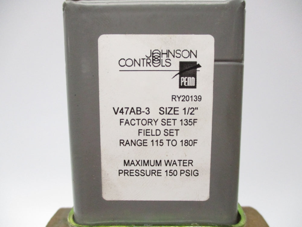 JOHNSON CONTROLS V47AB-3 150PSIG UNMP