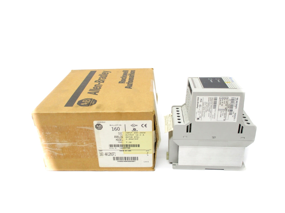 ALLEN BRADLEY 160-AA12NSF1 SER. C F/W 7.06 NSMP