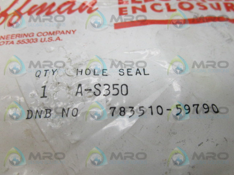 HOFFMAN A-S350 HOLE SEAL * NEW IN FACTORY BAG *