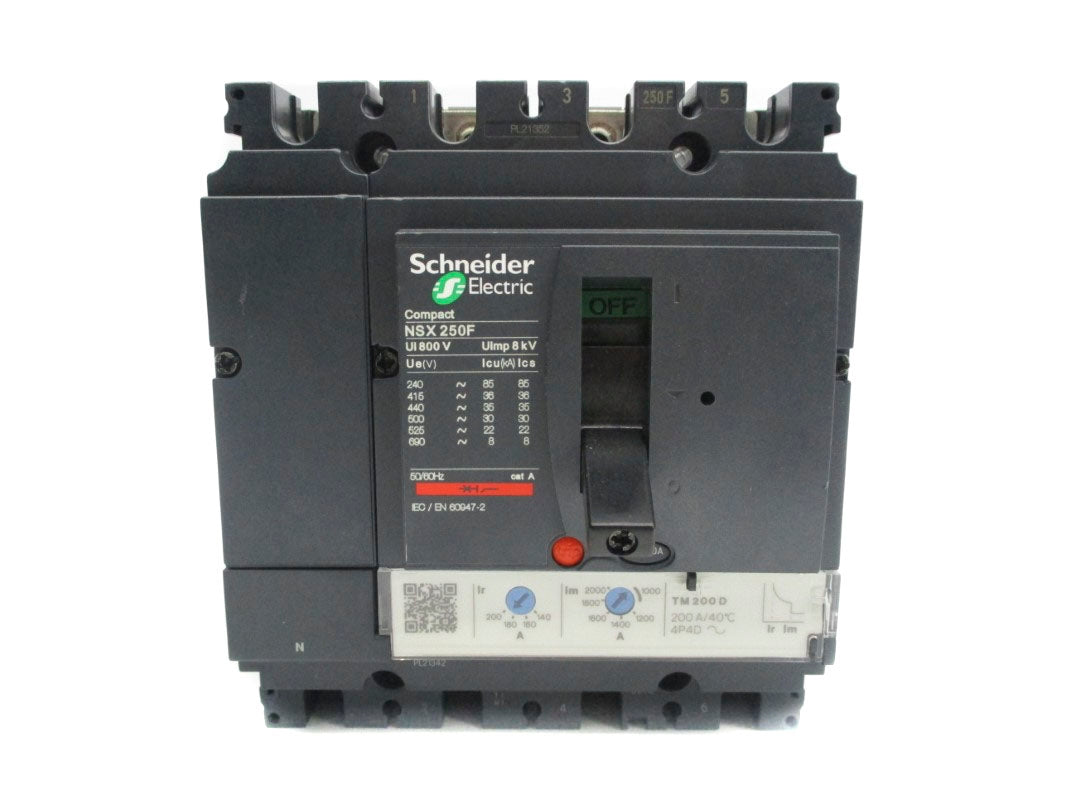 SCHNEIDER ELECTRIC LV431651 NSX250F 800V 200A NSNP