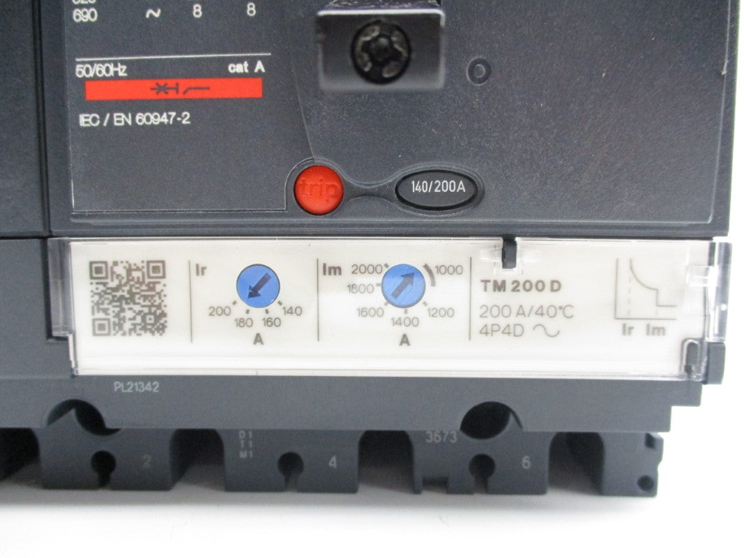 SCHNEIDER ELECTRIC LV431651 NSX250F 800V 200A NSNP