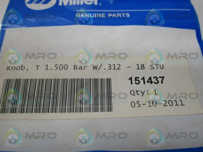 MILLER 151437 KNOB * NEW IN FACTORY BAG *