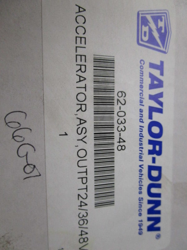 TAYLOR-DUNN 62-033-48 ACCELERATOR * NEW IN BOX *