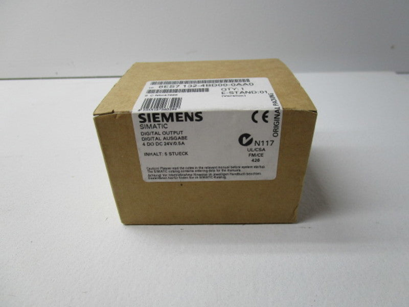 SIEMENS 6ES7132-4BD00-0AA0 (PKG OF 5) * FACTORY SEALED *