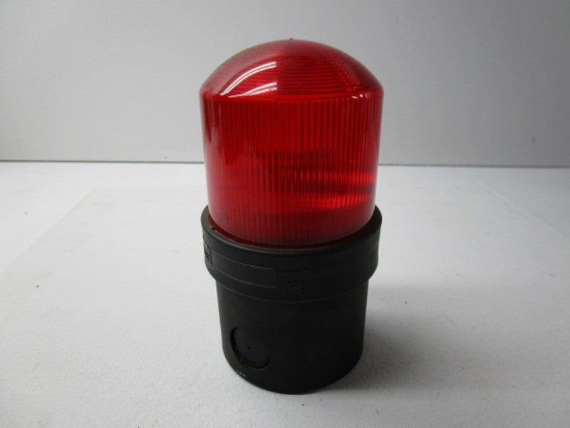 TELEMECANIQUE XVBL34 RED STEADY BEACON (MISSING ACCESSORIES) *NEW NO BOX *