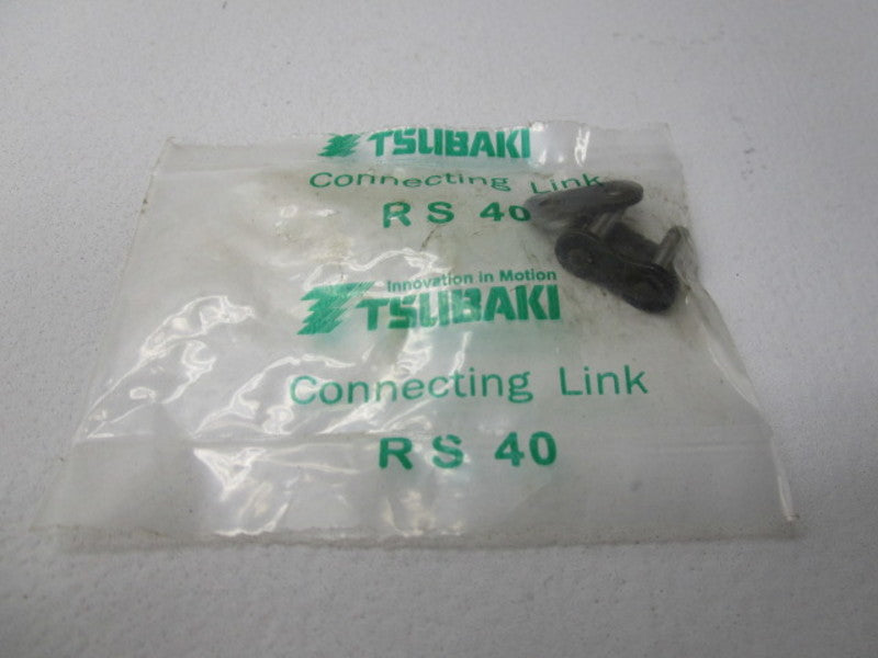 TSUBAKI RS40 CONNECTING LINK * NEW IN FACTORY BAG *