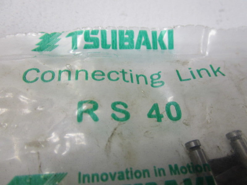 TSUBAKI RS40 CONNECTING LINK * NEW IN FACTORY BAG *