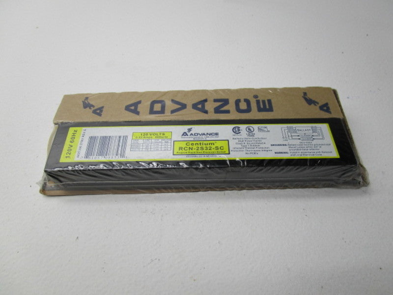 ADVANCE RCN-2S32-SC BALLAST 120V .53A * NEW IN ORIGINAL PACKAGE *