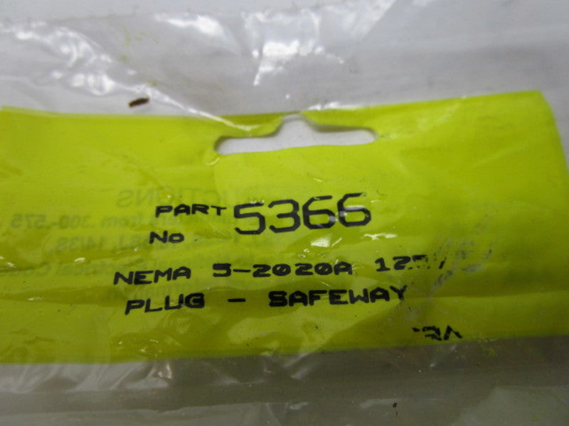 DANIEL WOODHEAD 5366 PLUG * NEW IN FACTORY BAG *