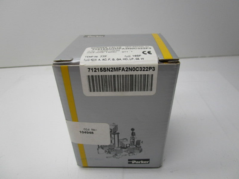 PARKER 71215SN2MFA2N0C322P3 VALVE * FACTORY SEALED *