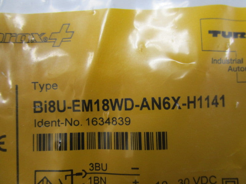 TURCK BI8U-EM18WD-AN6X-H1141 PHOTOELECTRONIC SENSOR * NEW IN FACTORY BAG *