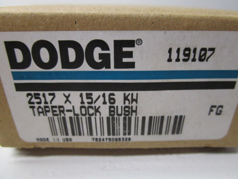 DODGE 119107 2517 X 15/16 KW NSMP