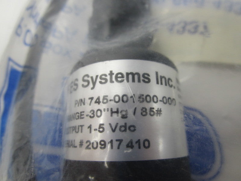 FES SYSTEMS 745-001500-000 PRESSURE TRANSDUCER * NEW IN FACTORY BAG *