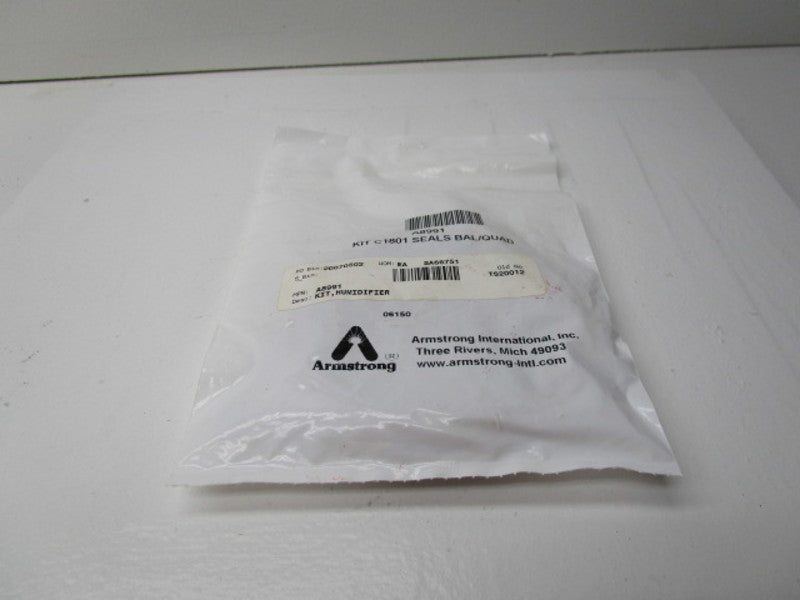 ARMSTRONG A8991 SEAL REPLACEMENT KIT * NEW IN FACTORY BAG *