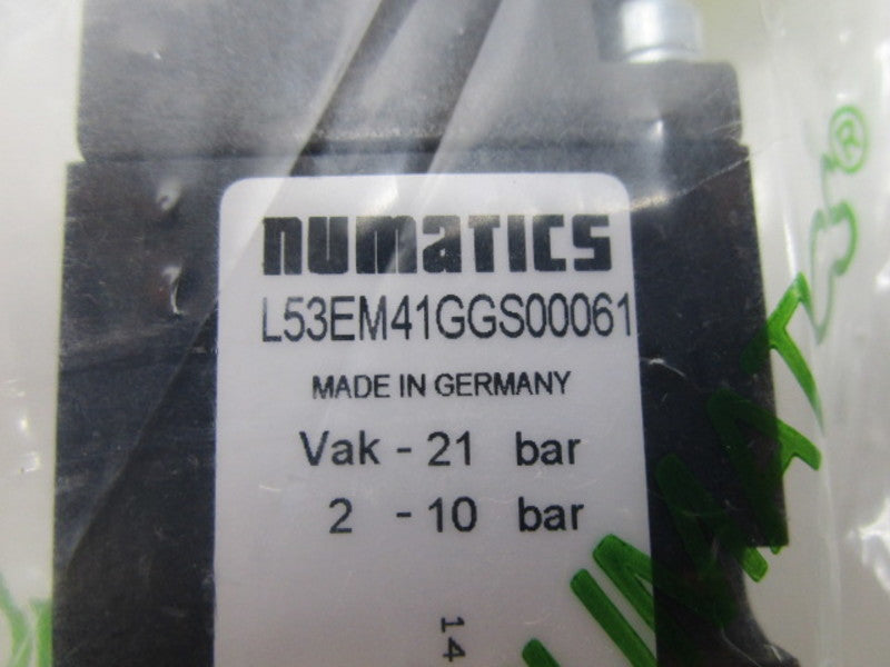 NUMATICS L53EM41GGS00061 24VDC .15A NSMP