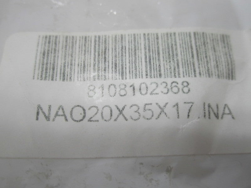 INA NAO20X35X17 HEAVY NEEDLE BEARING * NEW IN FACTORY BAG *