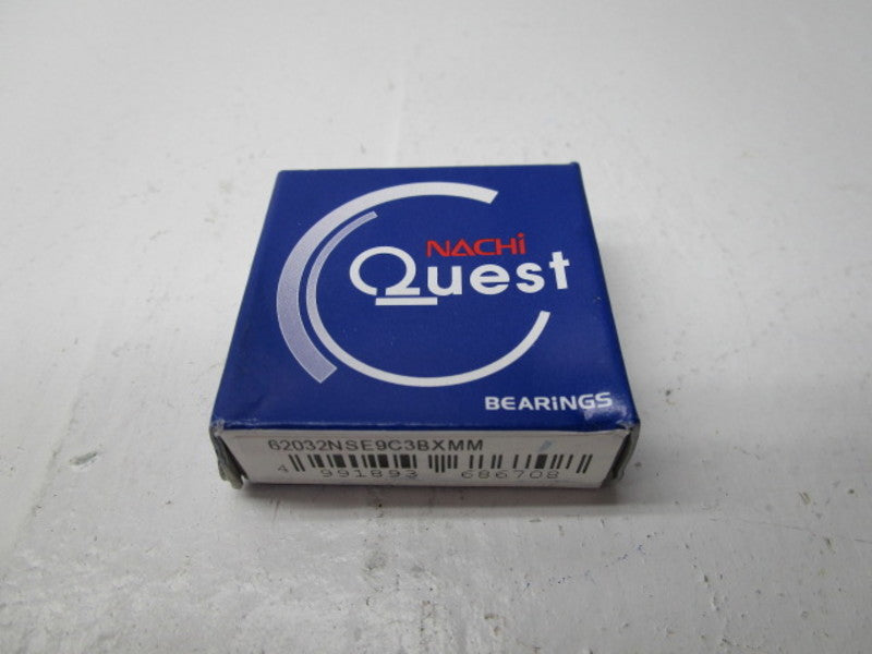 NACHI QUEST 62032NSE9C3BXMM SINGLE ROW BALL BEARING * FACTORY SEALED *