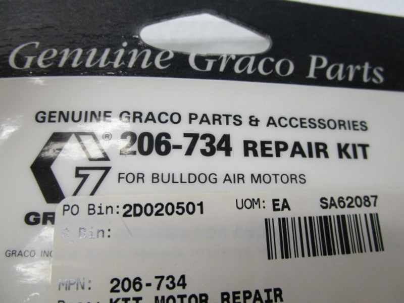 GRACO 206-734 MOTOR REPAIR KIT * NEW IN ORIGINAL PACKAGE *