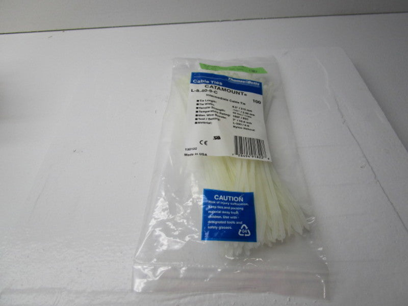 THOMAS & BETTS L-8-40-9-C CABLE TIE * NEW IN FACTORY BAG *