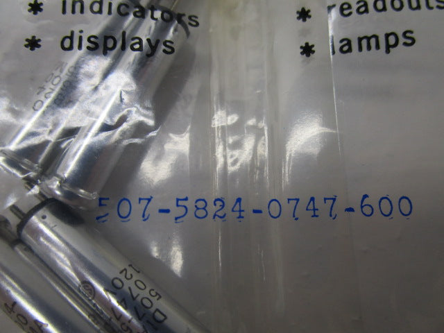 DIALIGHT 507-5824-0747-600 INDICATOR LIGHT (PKG OF 5) * NEW IN FACTORY BAG *