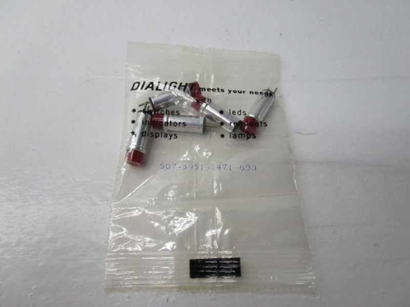 DIALIGHT 507-3951-1471-600 INDICATOR LIGHT (PKG OF 5) * NEW IN FACTORY BAG *