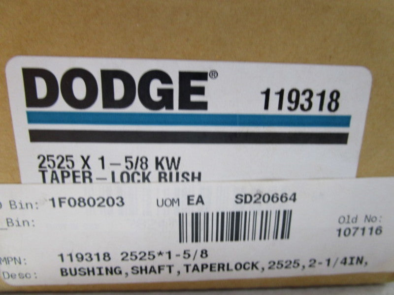 DODGE 2525X1-5/8KW 119318 NSMP